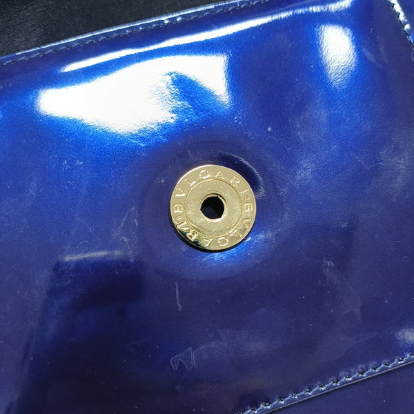 SERPENTI FOREVER Medium Patent Leather Blue