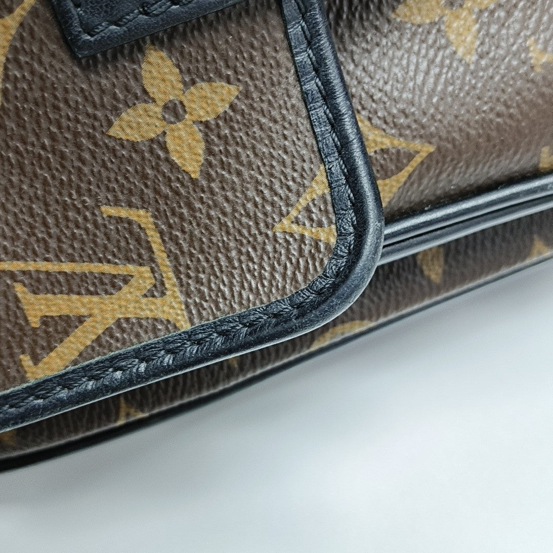 CHRISTOPHER Monogram Coated Canvas Brown