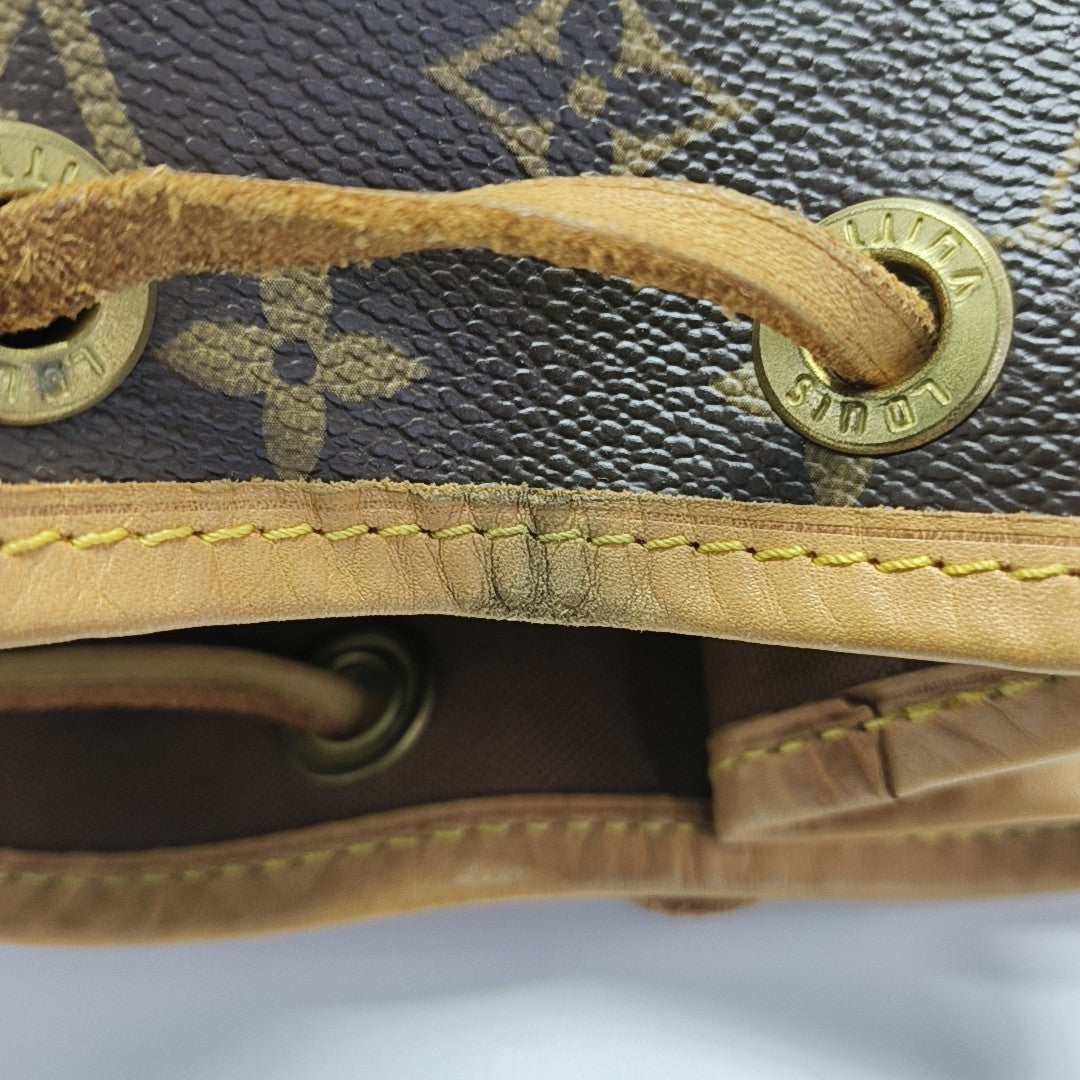 NÉONOÉ PM Monogram Coated Canvas Brown