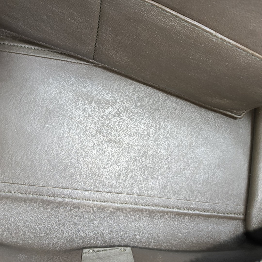 TRAPEZE Small Calfskin Gray