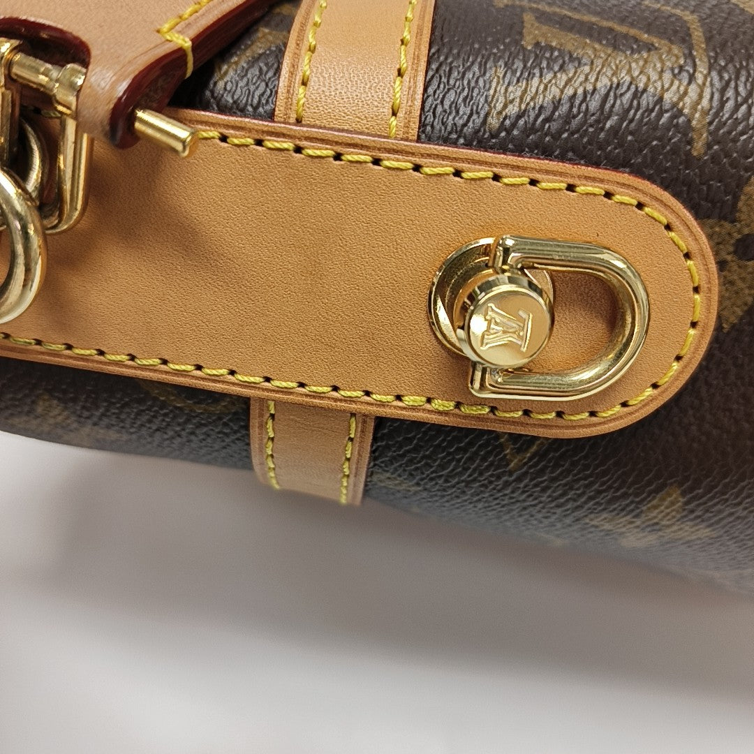DUFFLE Monogram Coated Canvas Brown
