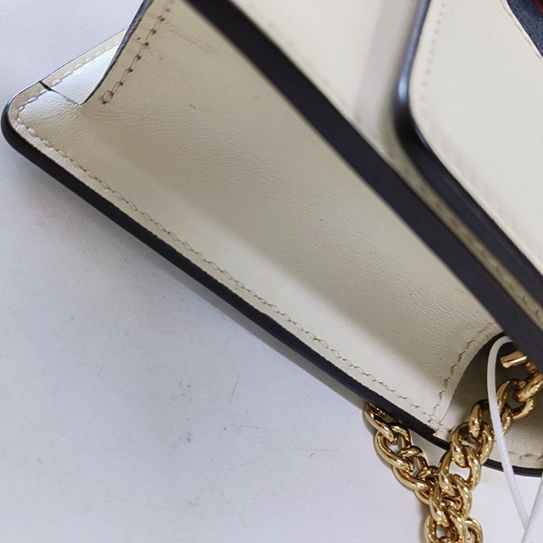 Sylvie Super Mini Calfskin White