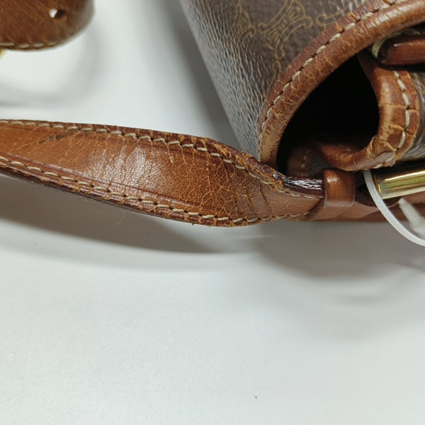 MACADAM CLUTCHES Coated Canvas Brown