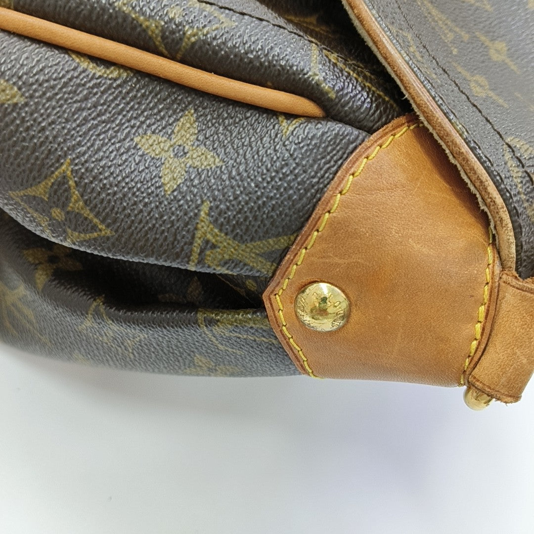 BEVERLY MM Monogram Coated Canvas Brown