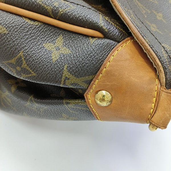 BEVERLY MM Monogram Coated Canvas Brown