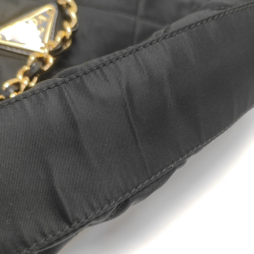 Re-Edition 1995 Chaîne Quilted Nylon Black