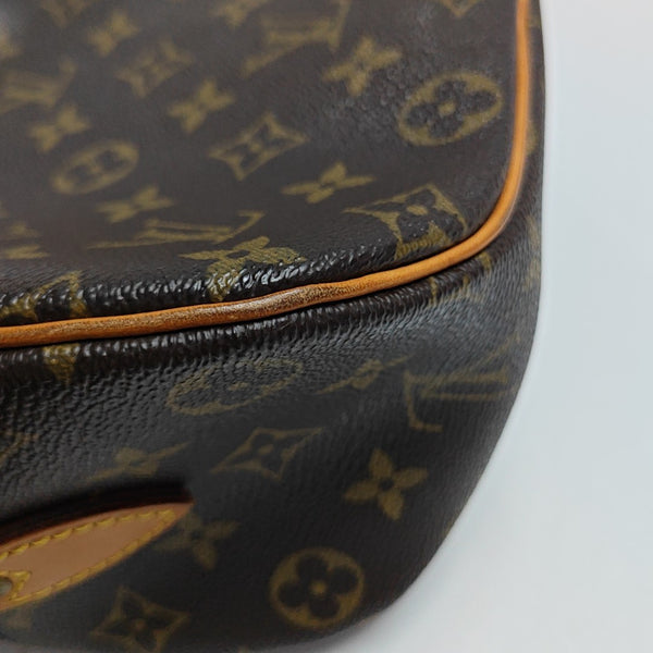 BLOIS PM Monogram Coated Canvas Brown