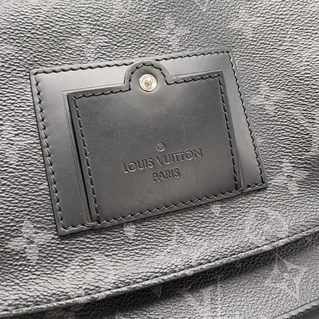 VOYAGER PM Monogram Coated Canvas Black