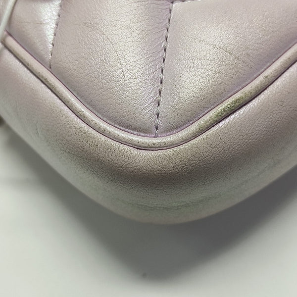 GG Marmont Mini Quilted Calfskin Pink