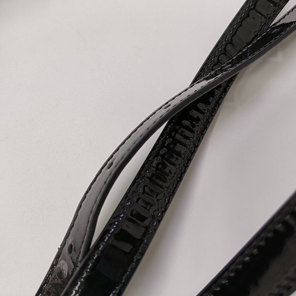 Karligraphy Patent Leather Black