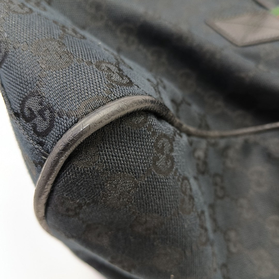 Monogram Canvas Shoulder Bag Blue