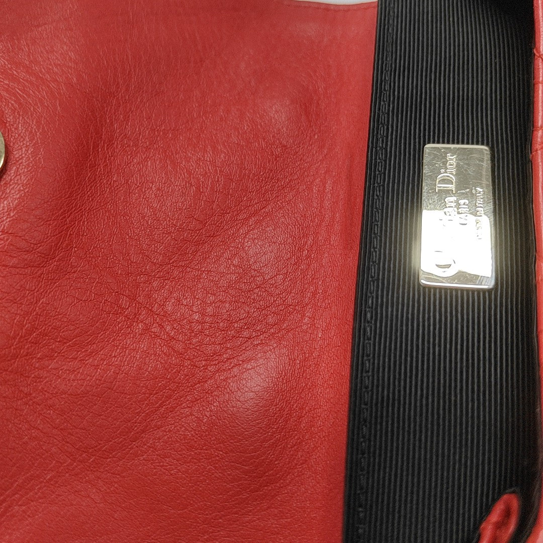Stardust Cannage Calfskin Red