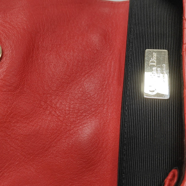 Stardust Cannage Calfskin Red