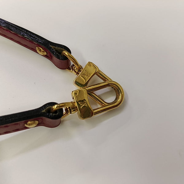 ALMA BB Monogram Patent Leather Red