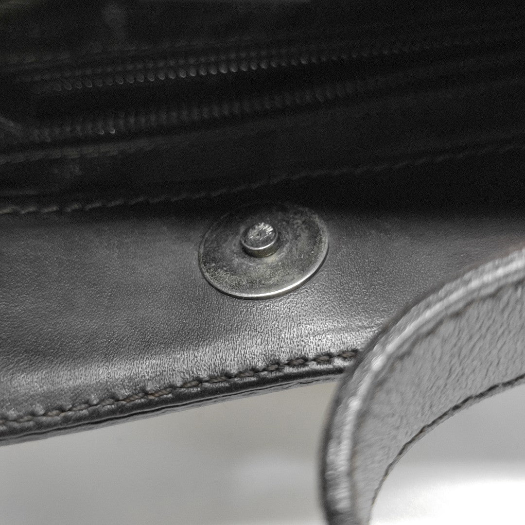 Coated Canvas Top Handle Bag Beige
