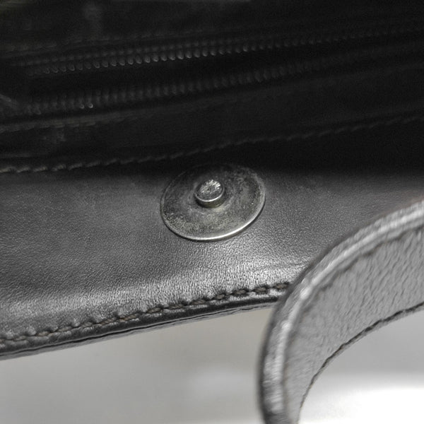 Coated Canvas Top Handle Bag Beige