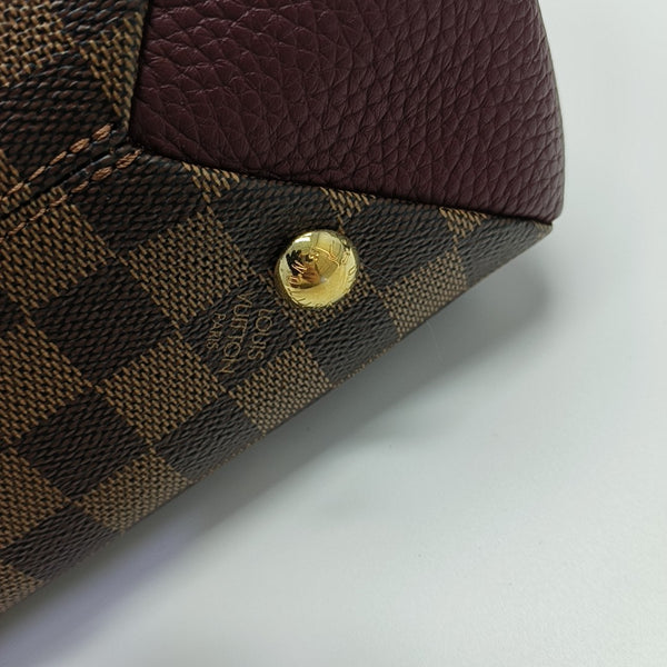 BRITTANY BB Damier Ebene Coated Canvas Brown
