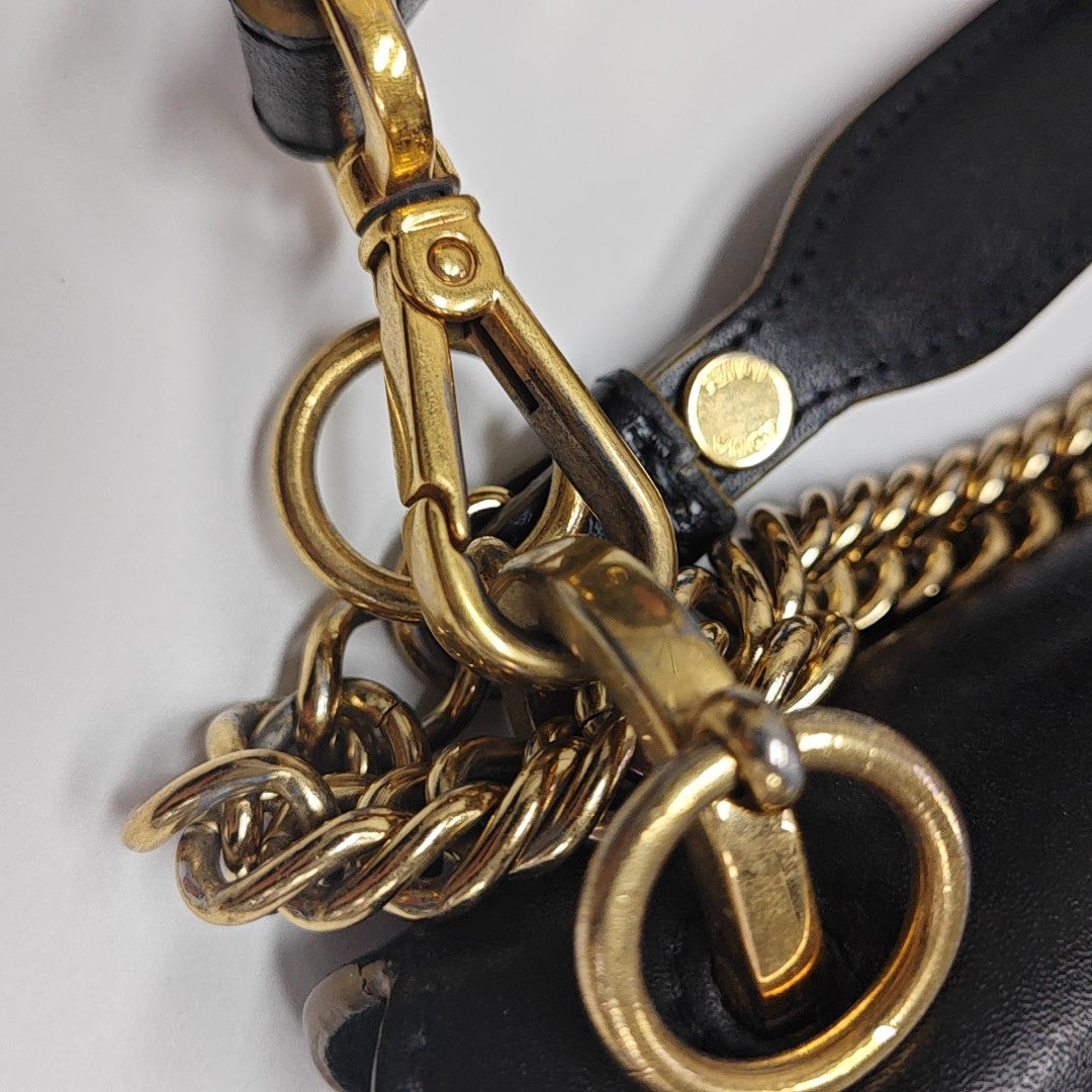 Kan I Medium Calfskin Black