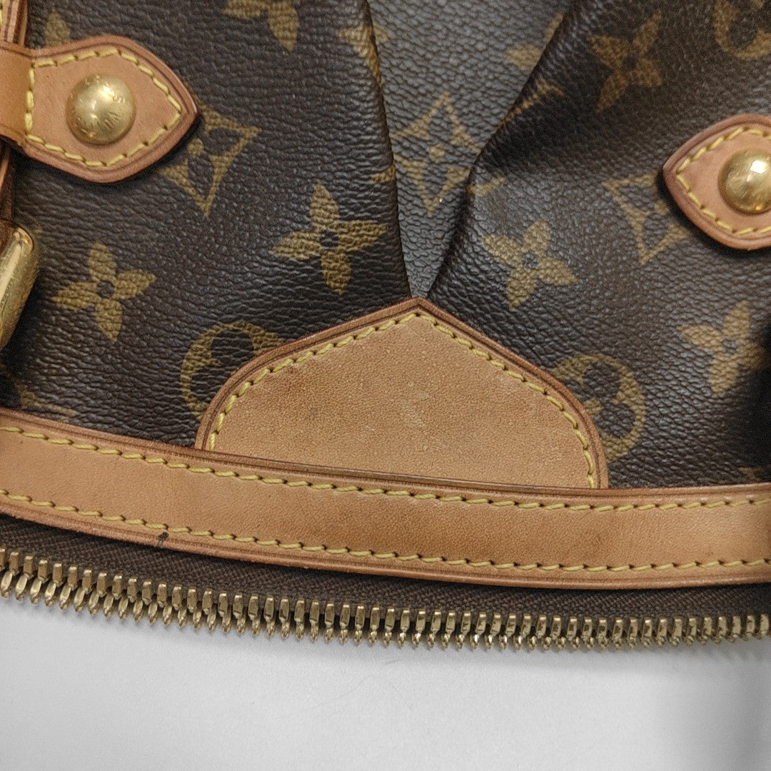 TIVOLI GM Monogram Coated Canvas Brown