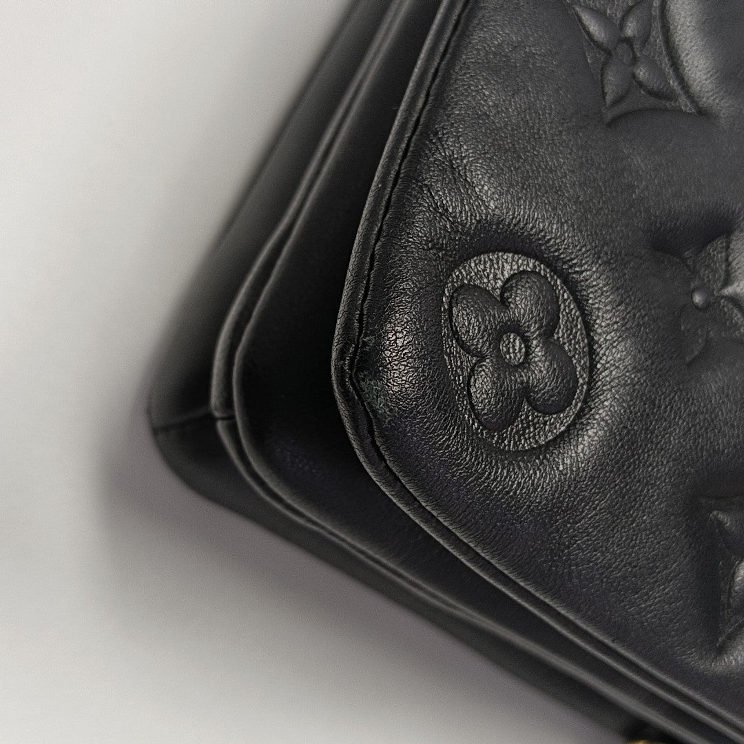 COUSSIN Lambskin Black