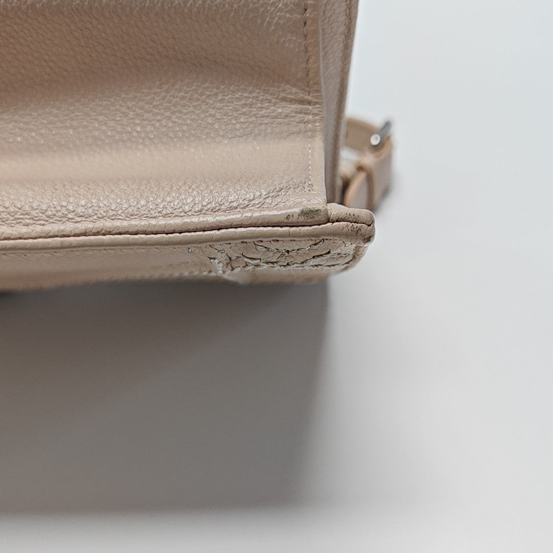 Cannage Calfskin Crossbody Bag Pink