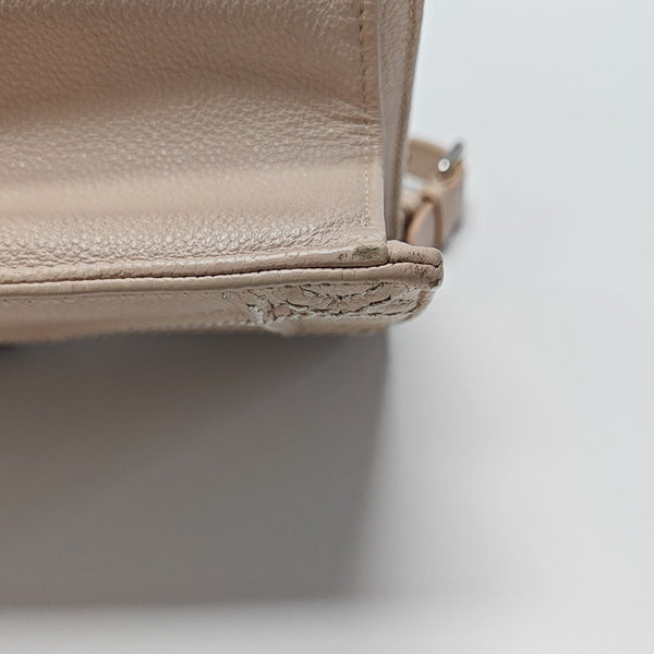 Cannage Calfskin Crossbody Bag Pink