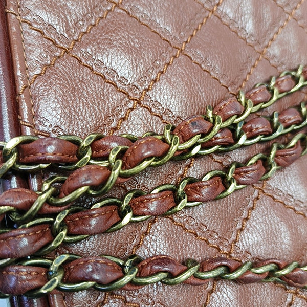 Quilted Calfskin Red