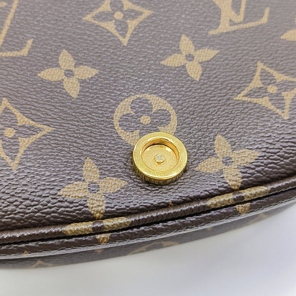 SAUMUR BB Monogram Coated Canvas Brown