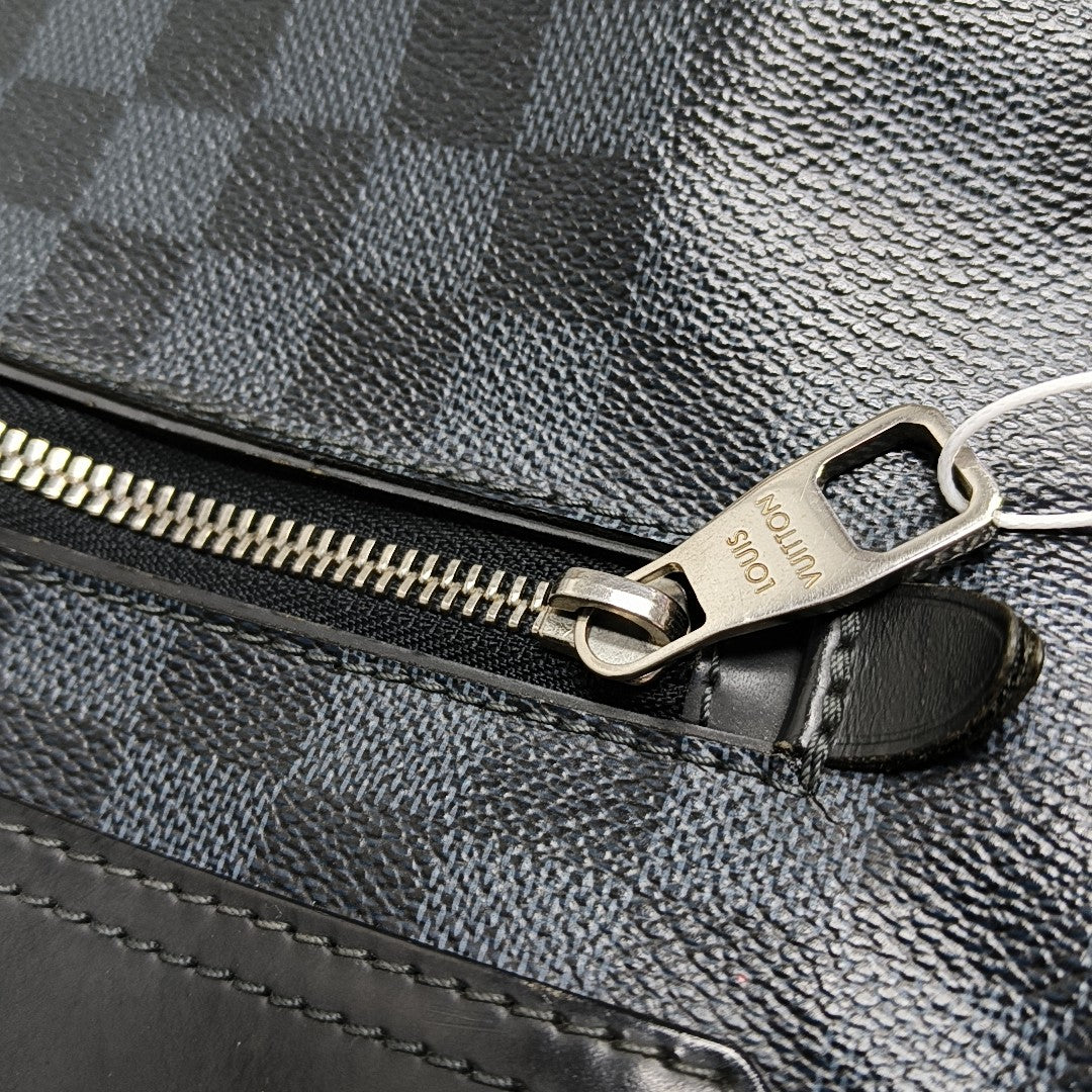 GREENWICH Damier Coated Canvas Blue