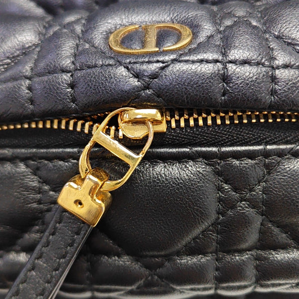 Cannage Lambskin Backpack Mini Black