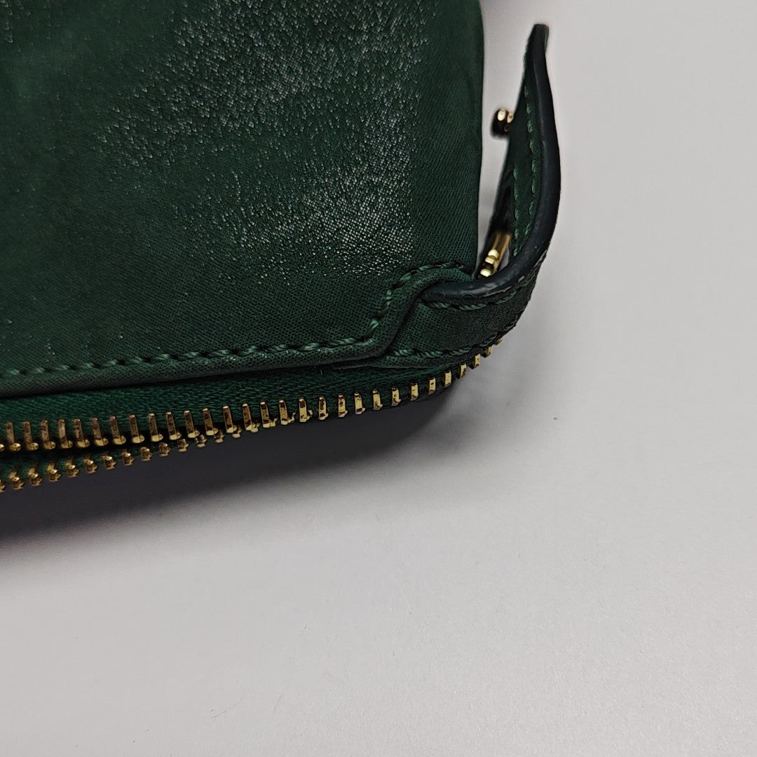 Calfskin Top Handle Bag Green
