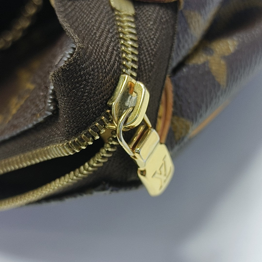 EVA Monogram Coated Canvas Brown