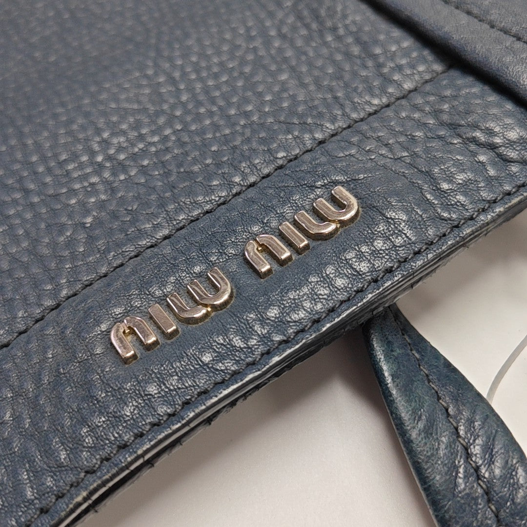 Calfskin Tote Bag Blue