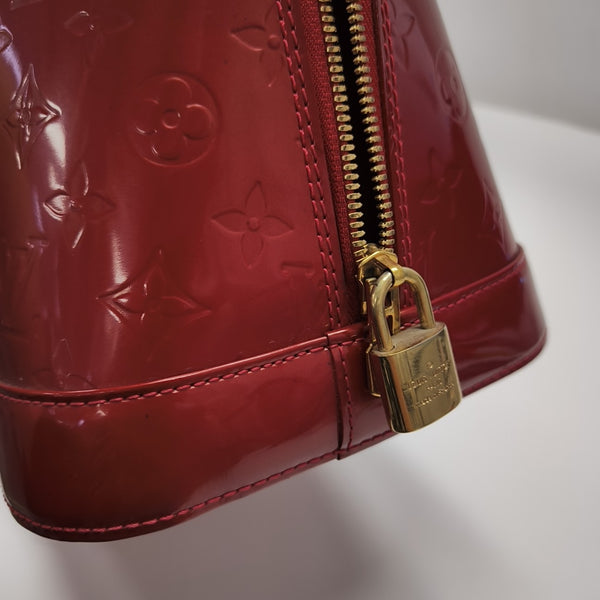 ALMA GM Monogram Calfskin Red