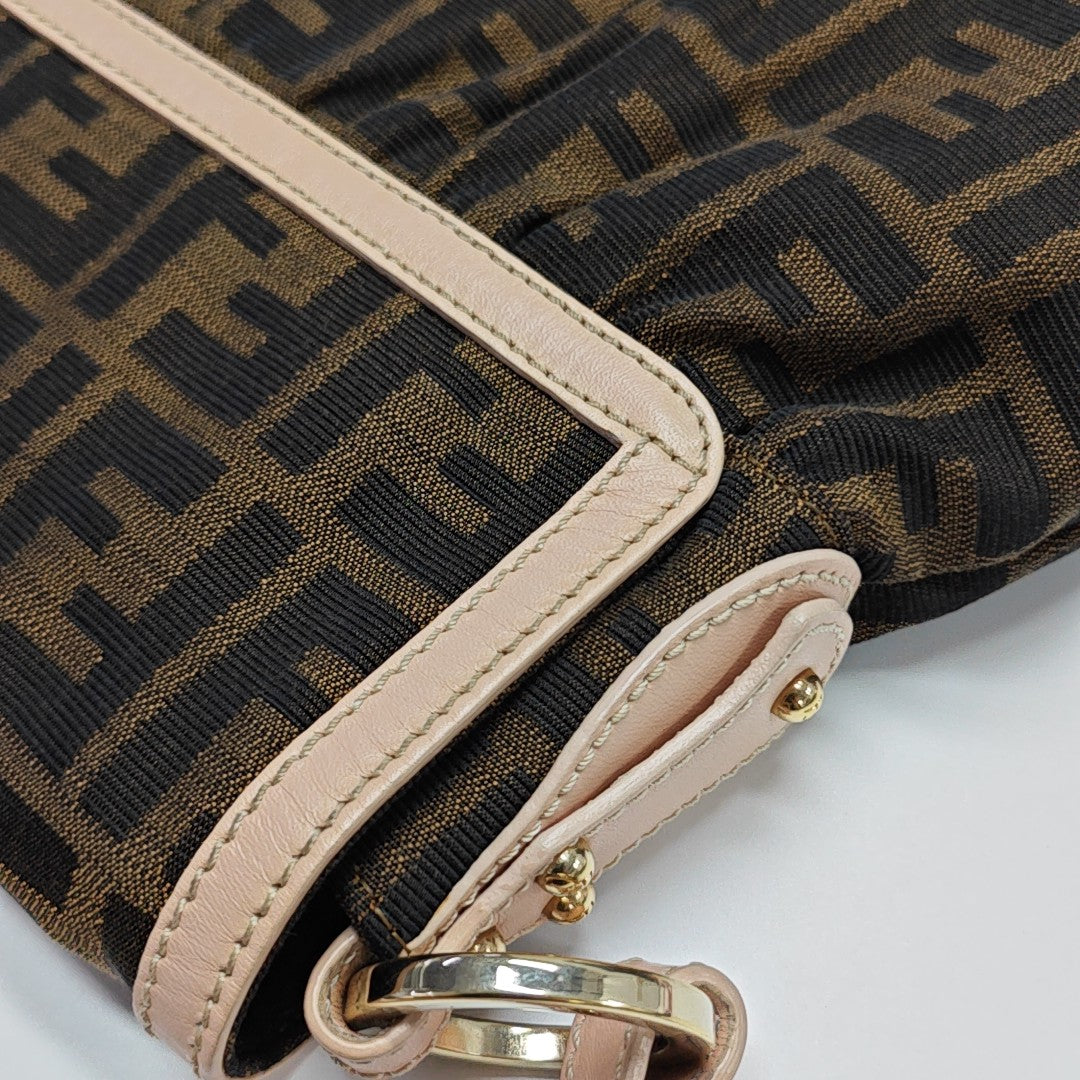 Canvas Top Handle Bag Brown