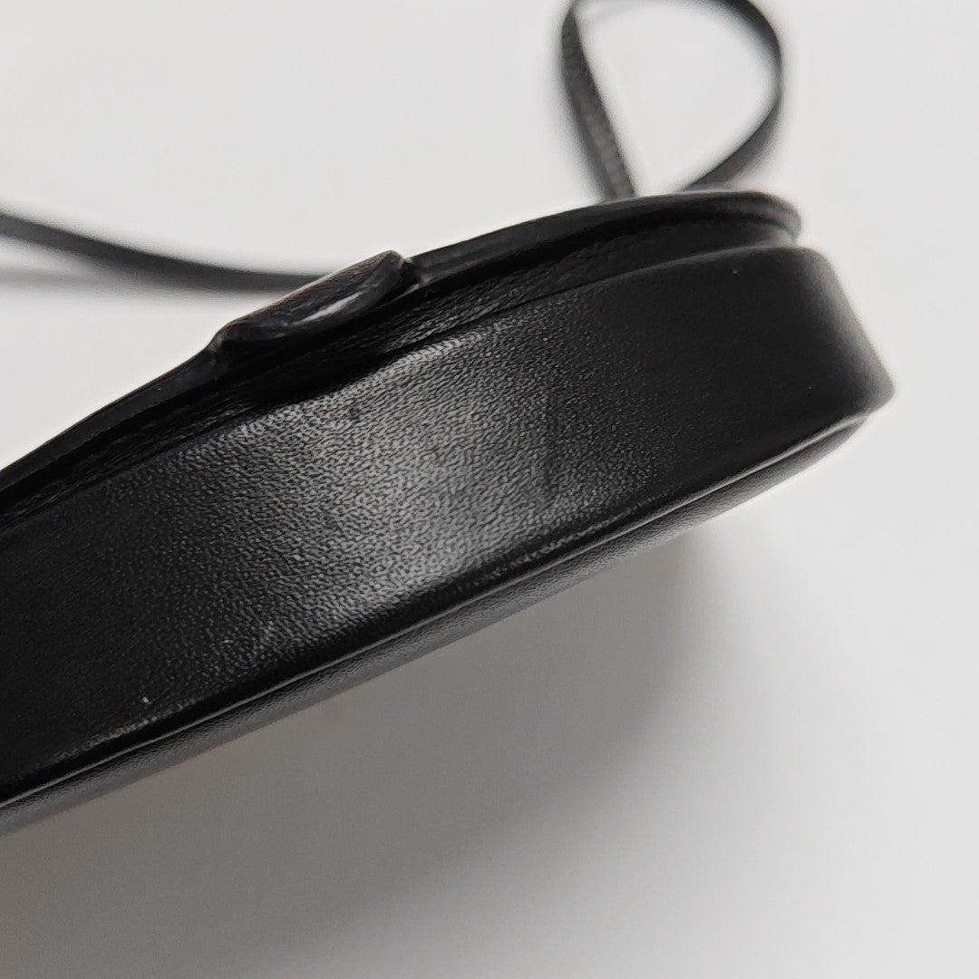 Heel Small Calfskin Black