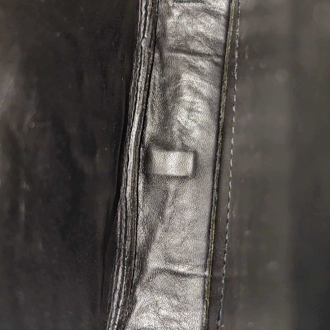Calfskin Shoulder Bag Black