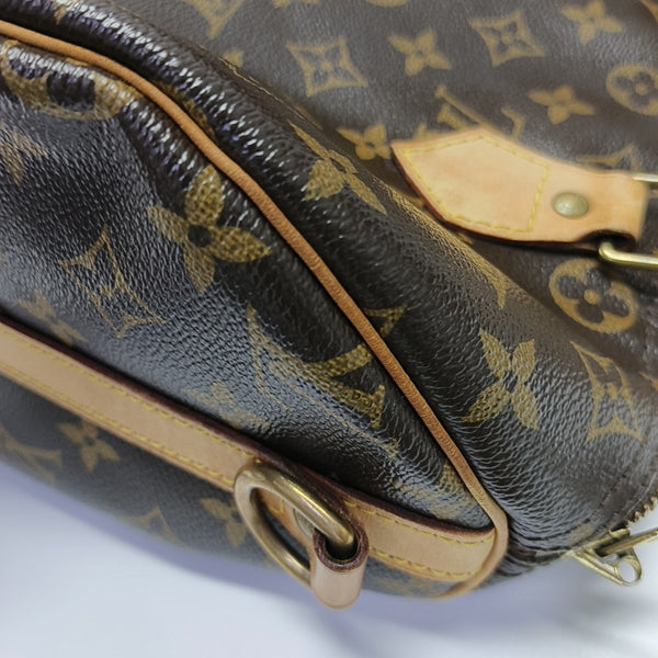 SPEEDY 30 Monogram Coated Canvas Brown