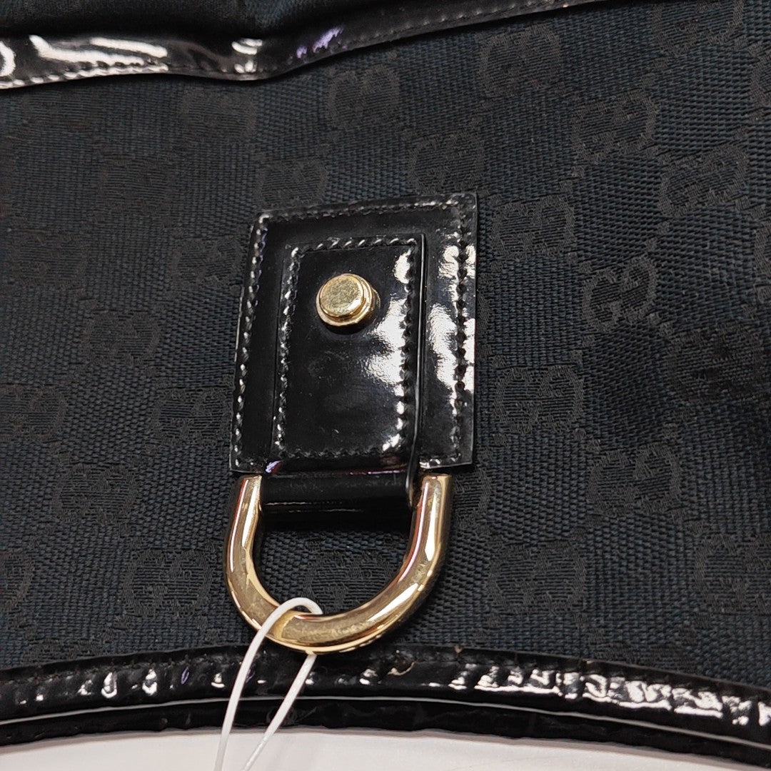 D-Ring Monogram Canvas Black
