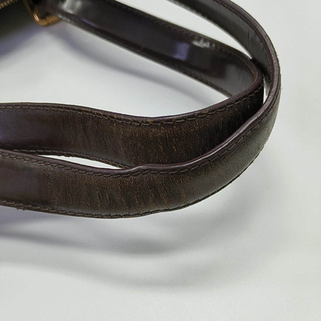 VERONA MM Damier Ebene Coated Canvas Brown