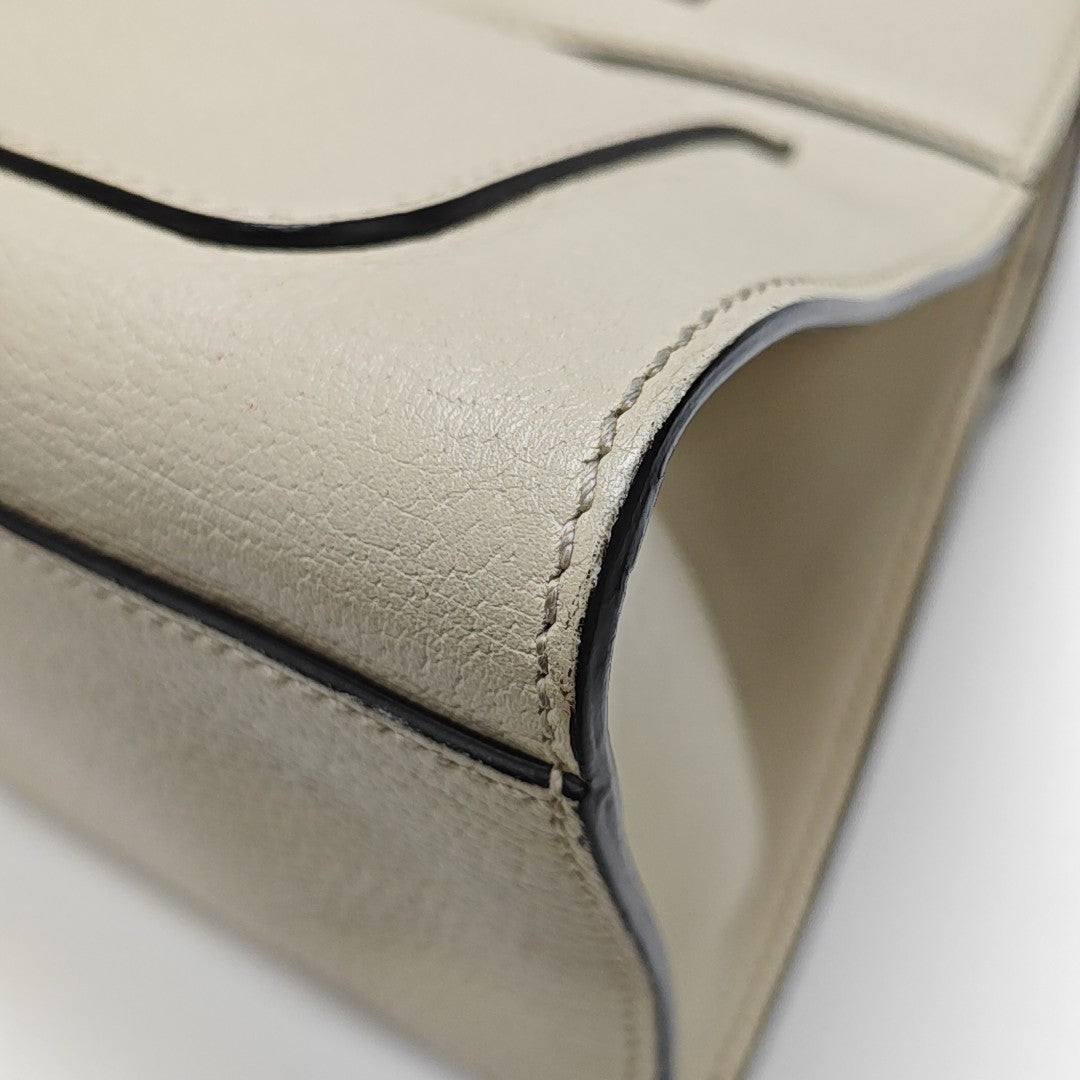Sylvie Medium Calfskin Beige