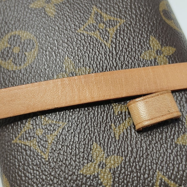 FLORENTINE Monogram Coated Canvas Brown