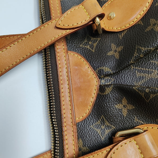 PALERMO PM Monogram Coated Canvas Brown