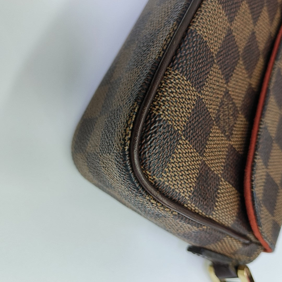 RECOLETA Damier Ebene Coated Canvas Brown