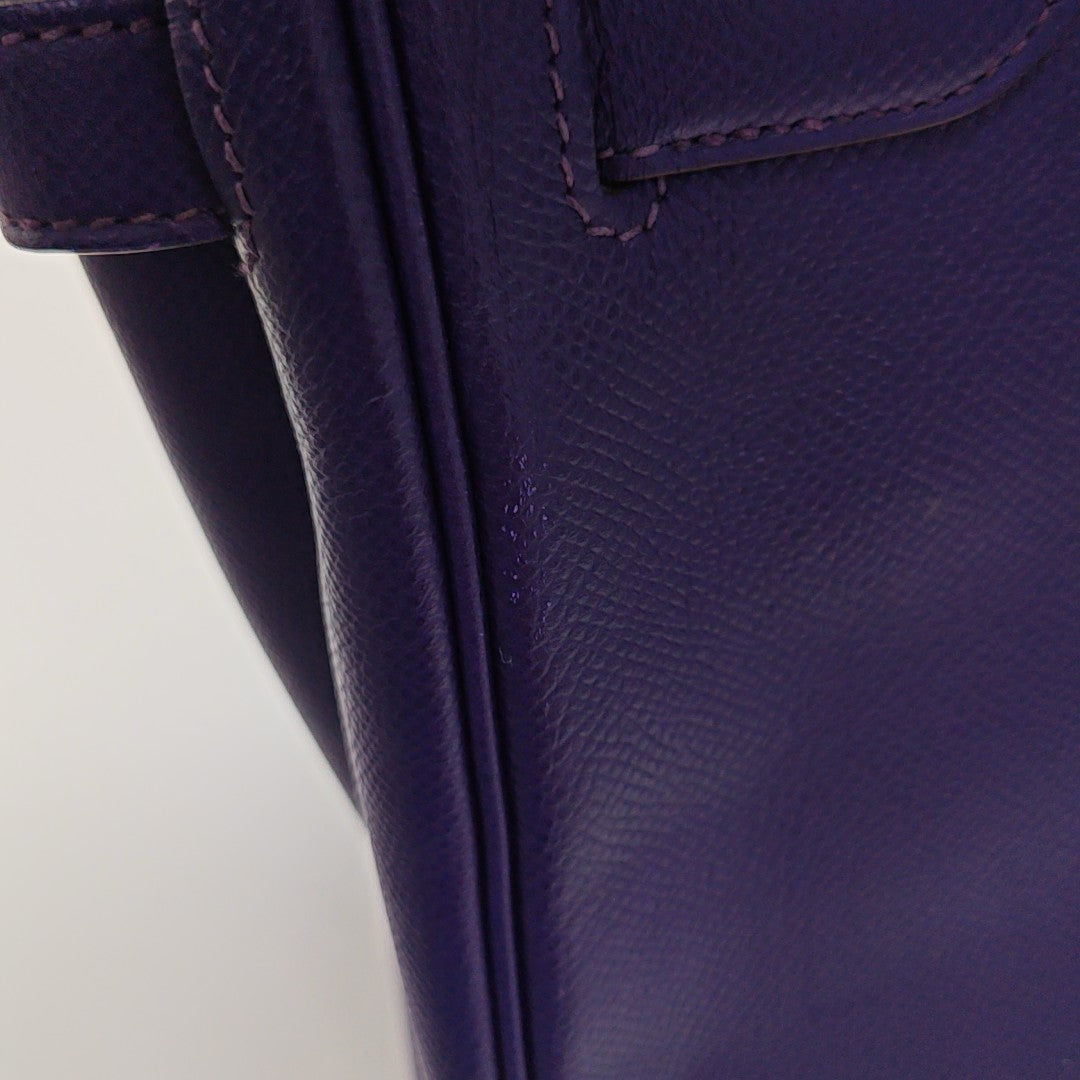 Birkin 30 Epsom Purple