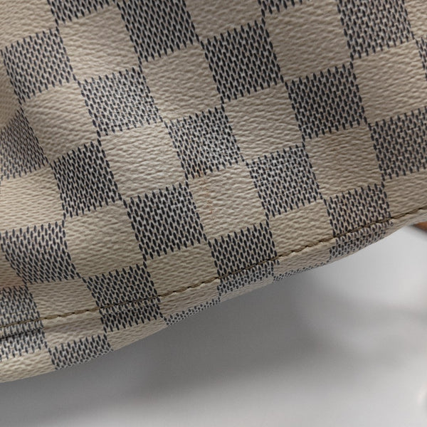 SPERONE BB Damier Azur Coated Canvas White