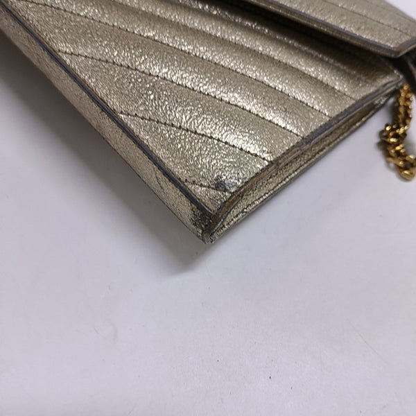 MONOGRAM Medium Chevron Calfskin Beige