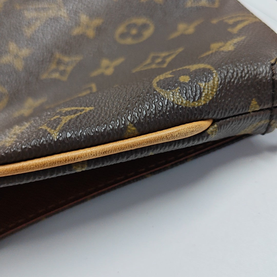 MUSETTE TANGO Monogram Coated Canvas Brown