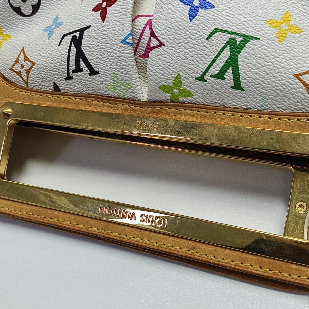 LV × TM JUDY Monogram Coated Canvas White