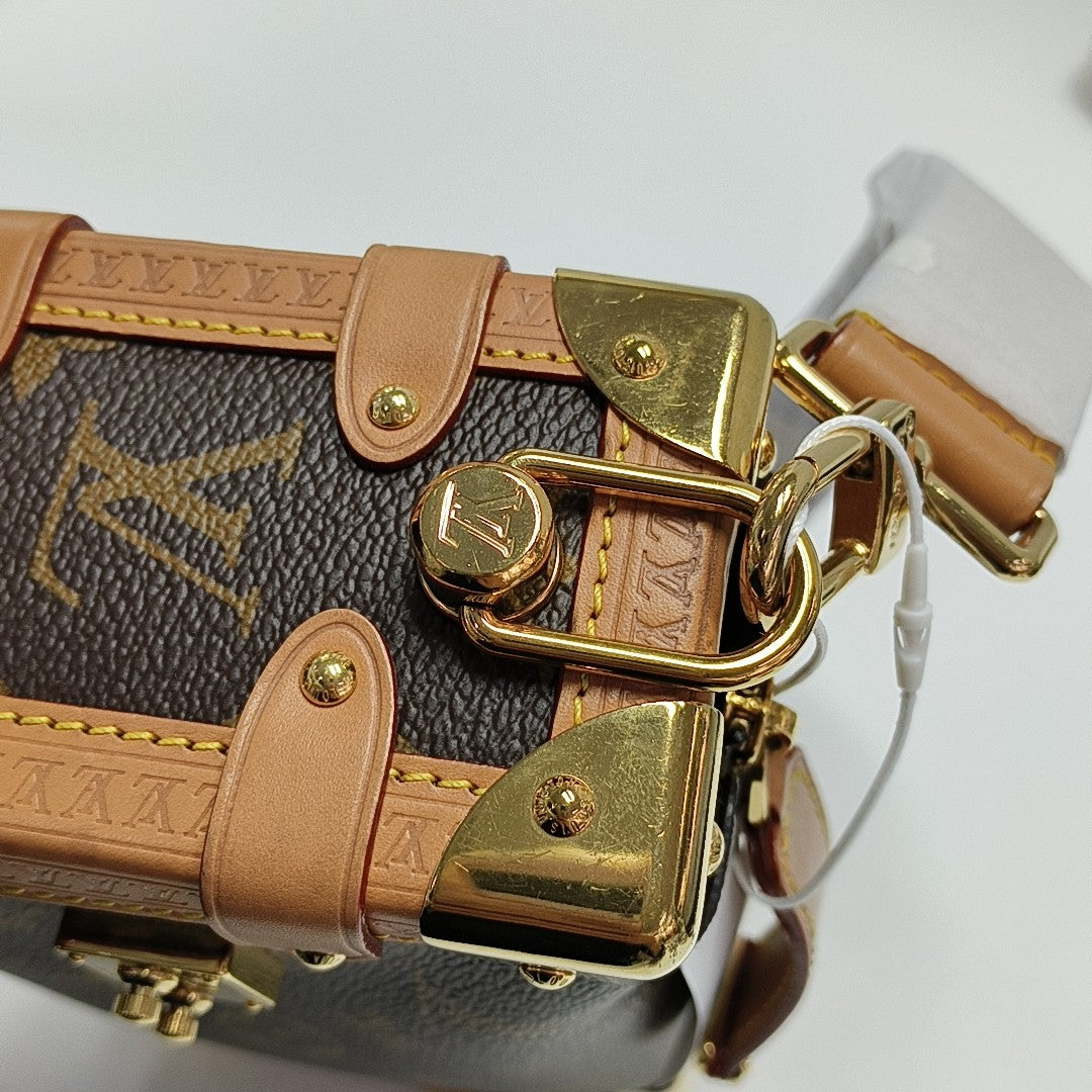 SIDE TRUNK PM Monogram Coated Canvas Brown